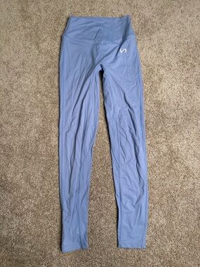TLF Blue Periwinkle High Rise Workout Gym Activewear Leggings Size XS